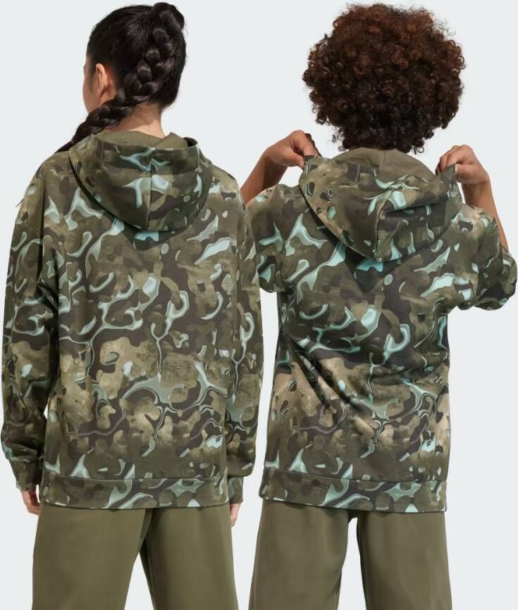 Adidas Sportswear Future Icons Allover Print Hoodie Kids