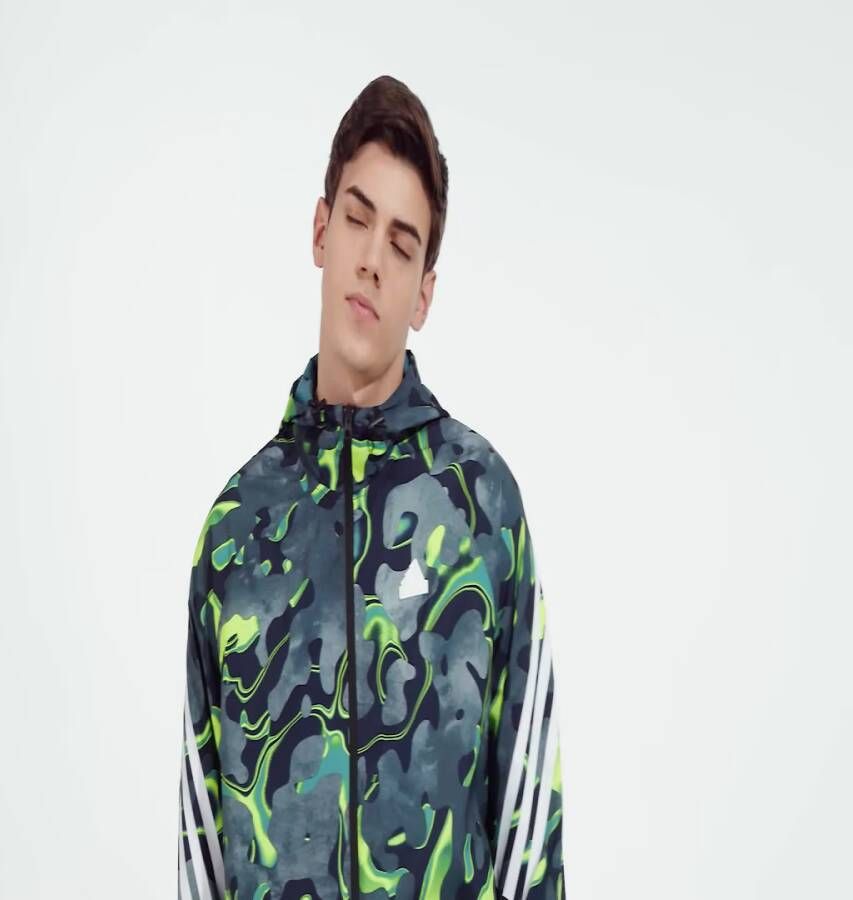 Adidas Sportswear Future Icons Allover Print Ritshoodie