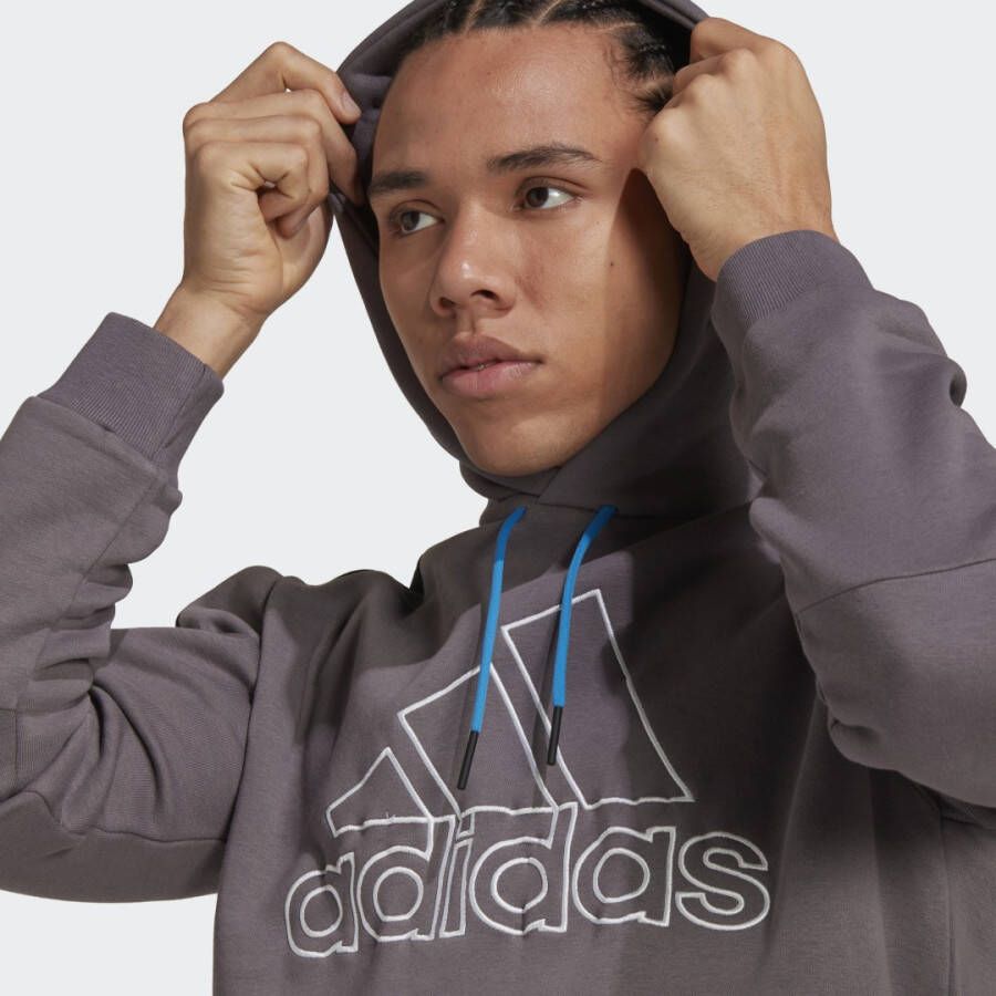 Adidas Sportswear Future Icons Embroidered Badge of Sport Fleece Hoodie