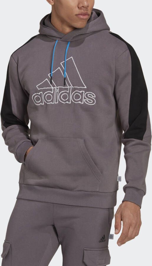 Adidas Sportswear Future Icons Embroidered Badge of Sport Fleece Hoodie