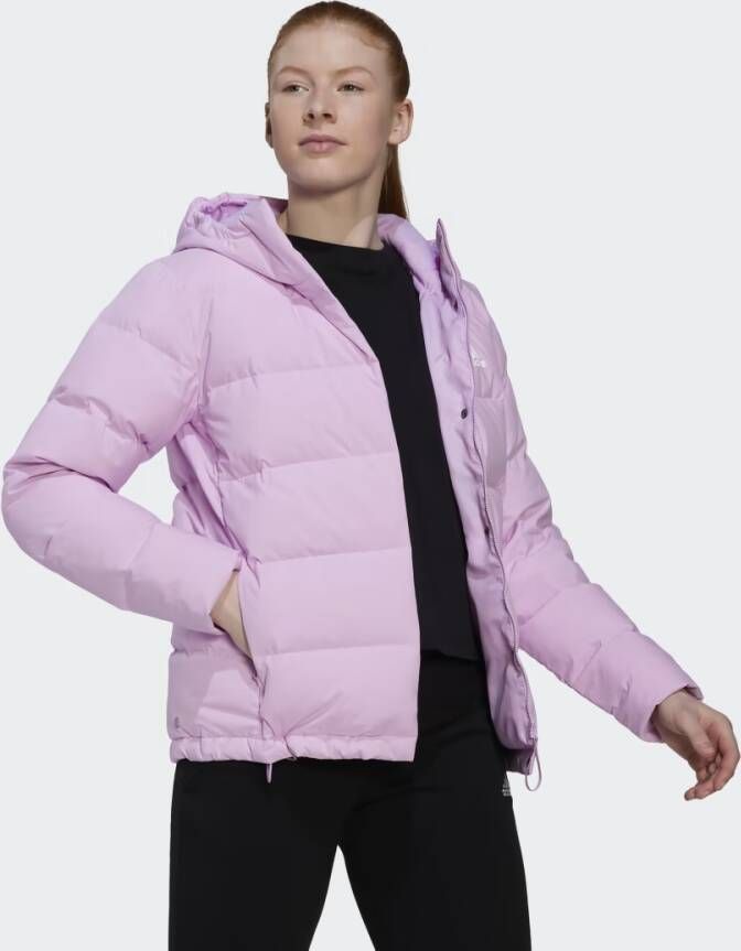 Adidas Sportswear Helionic Donsjack met Capuchon