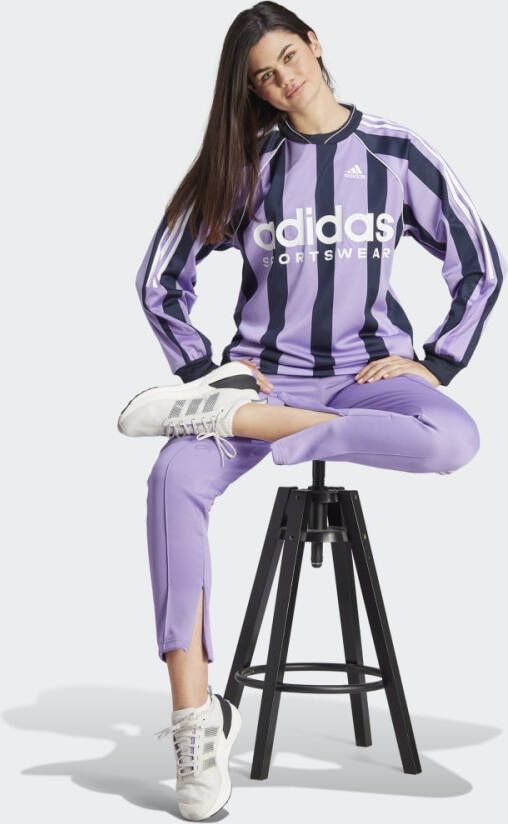 Adidas Sportswear Jacquard Voetbalshirt met Lange Mouwen