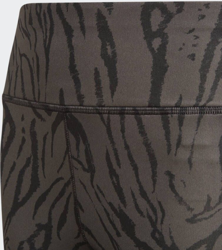 Adidas Performance Optime AEROREADY Sport Icon Animal Print 7 8 Legging