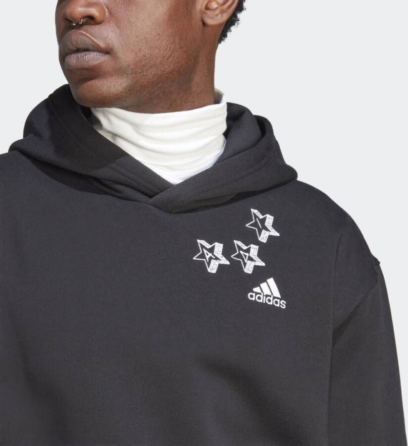 Adidas Sportswear Scribble Fleece Hoodie