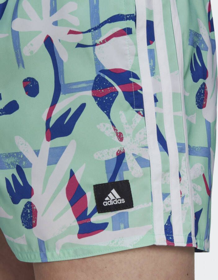 Adidas Sportswear Seasonal Floral CLX Zeer Korte Zwemshort