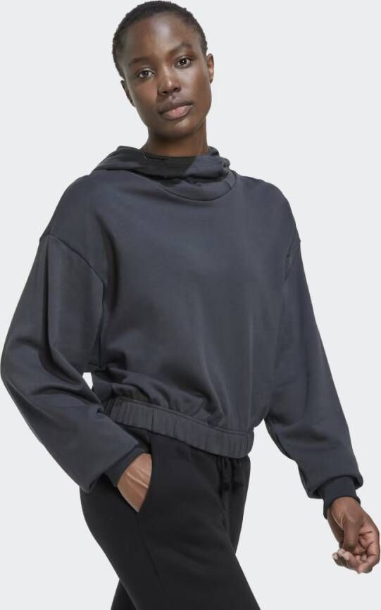 Adidas Sportswear Studio Lounge Cropped Hoodie