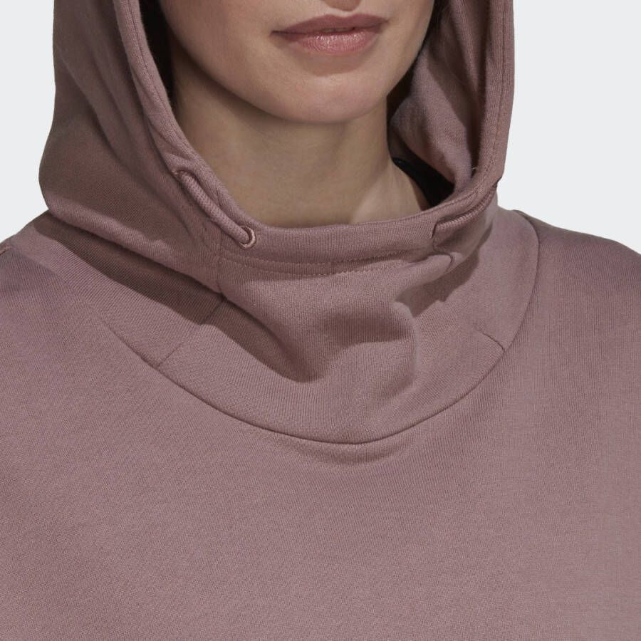 Adidas Sportswear Studio Lounge Cropped Hoodie