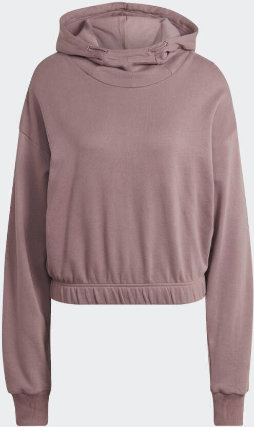 Adidas Sportswear Studio Lounge Cropped Hoodie