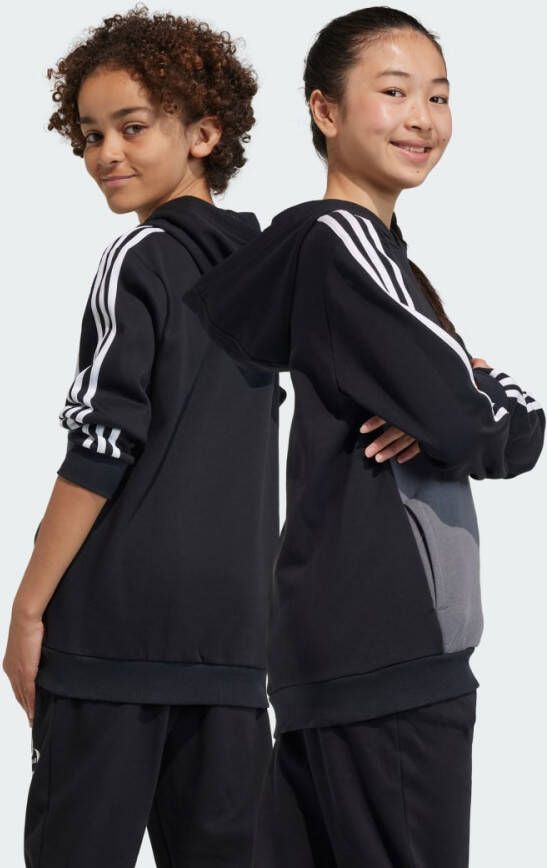 Adidas Sportswear Tiberio 3-Stripes Colorblock Fleece Hoodie Kids