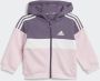 Adidas Sportswear Tiberio 3-Stripes Colorblock Fleece Trainingspak Kids - Thumbnail 3