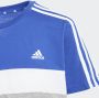 Adidas Sportswear Tiberio 3-Stripes Colorblock Katoenen T-shirt Kids - Thumbnail 5