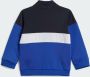 Adidas 3-Stripes Poly Tracksuit Infant Legend Ink White Semi Lucid Blue Legend Ink White Semi Lucid Blue - Thumbnail 3