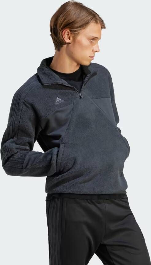 Adidas Sportswear Tiro Fleece Sweatshirt met Halflange Rits