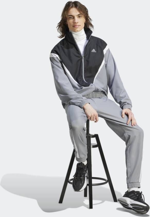 Adidas Sportswear Woven Trainingspak zonder Capuchon