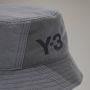 Y-3 Moderne Tonal Panel Bucket Hat Gray Heren - Thumbnail 3