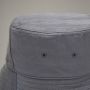 Y-3 Moderne Tonal Panel Bucket Hat Gray Heren - Thumbnail 4
