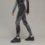 Y-3 Abstract Gestreepte Performance Tights Gray Dames - Thumbnail 4
