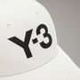 Y-3 Logo Baseballpet van Gerecycled Polyester Grijs Heren - Thumbnail 6