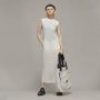 Y-3 Maxi jurk met uitsnijding White Dames - Thumbnail 6