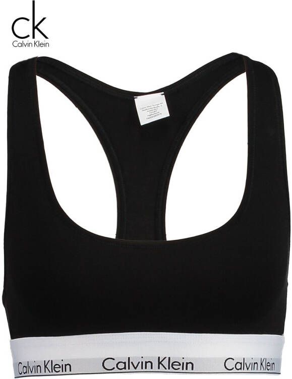 Calvin Klein Dames Bralette Modern Cotton Zwart