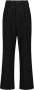 America Today high waist tapered fit broek Phyllis van gerecycled polyester zwart - Thumbnail 2