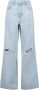 America Today high waist loose fit jeans Madison light blue denim - Thumbnail 2