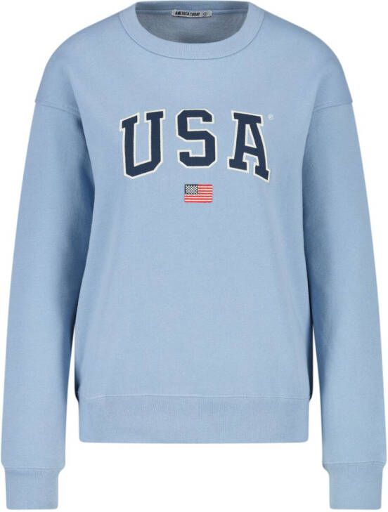America Today Dames Sweater Soel Blauw