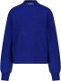 America Today sweater Kacey met wol blauw - Thumbnail 2