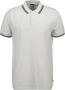 America Today regular fit polo Elton met contrastbies off white - Thumbnail 2