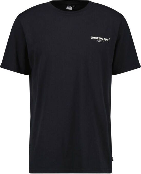 America Today T-shirt met backprint black