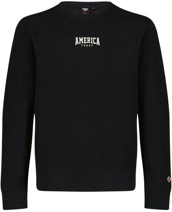 America Today Jongens Sweater South Crew Jr Zwart