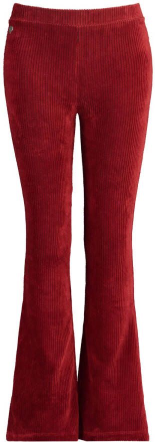 America Today Junior corduroy flared broek Charly rood