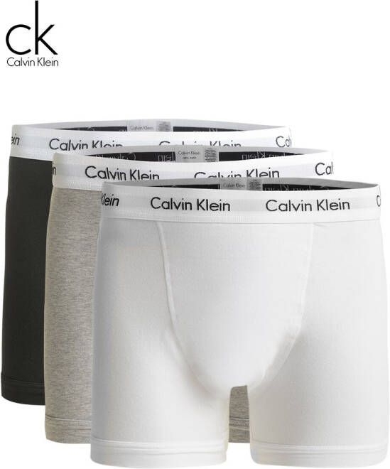 Calvin Klein Heren Boxershort 3-pack Trunk Grijs