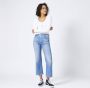 America Today high waist loose fit jeans light denim - Thumbnail 4