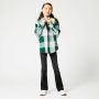 America Today Junior geruite blouse groen wit - Thumbnail 4