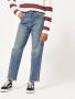 America Today cropped loose fit jeans Kathy stonewashed Blauw Meisjes Stretchdenim 110 116 - Thumbnail 4