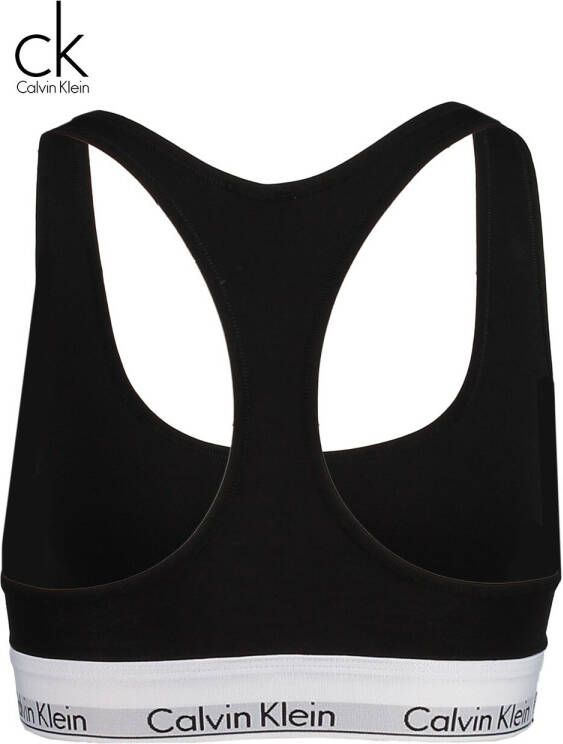 Calvin Klein Dames Bralette Modern Cotton Zwart