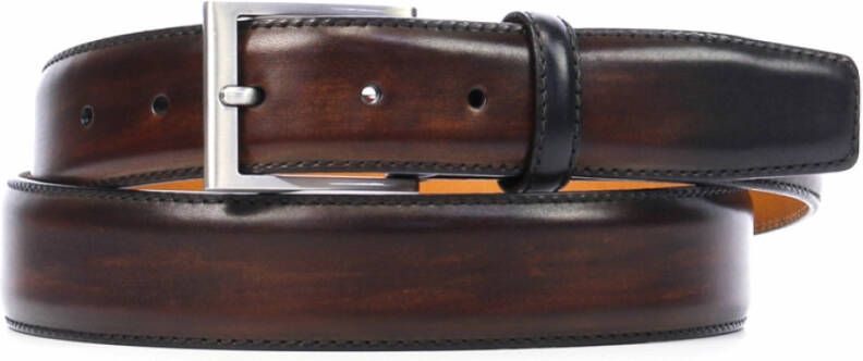 Magnanni Elegante Cognac Leren Riem Brown Heren