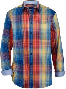 BABISTA Overhemd met ingeweven ruitpatroon Multicolor