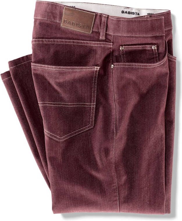 BABISTA Jeans van strijkarm materiaal Bordeaux