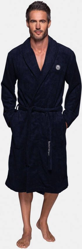 Bamigo Bamboe Badjas Heren Luxe Donkerblauw