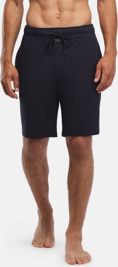 Bamigo Bamboe Korte Pyjamabroek Heren Navy