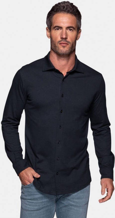 Bamigo Bamboe Overhemd Heren Navy
