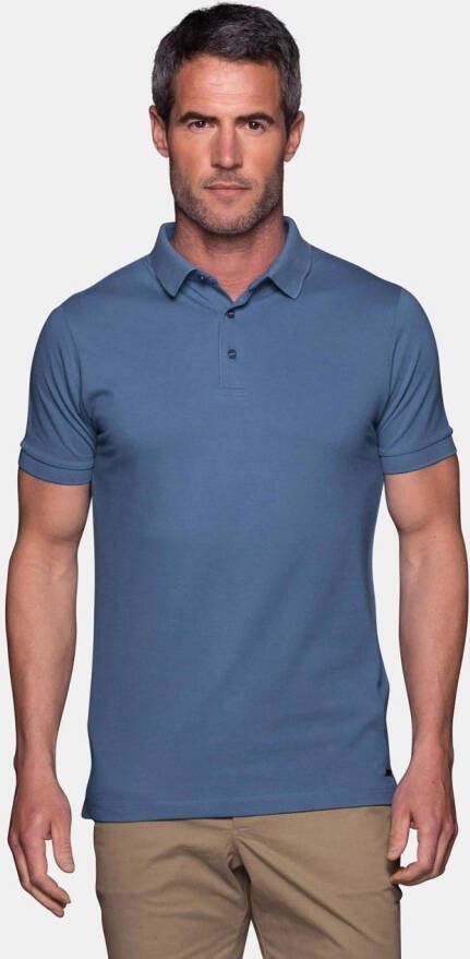 Bamigo Bamboe Polo Heren Blauw