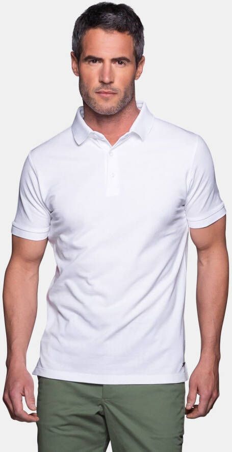 Bamigo Bamboe Polo Heren Wit