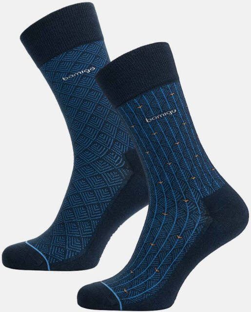 Bamigo Business Sokken Heren Blauw