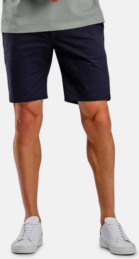 Bamigo Geweven Korte Broek Heren Navy