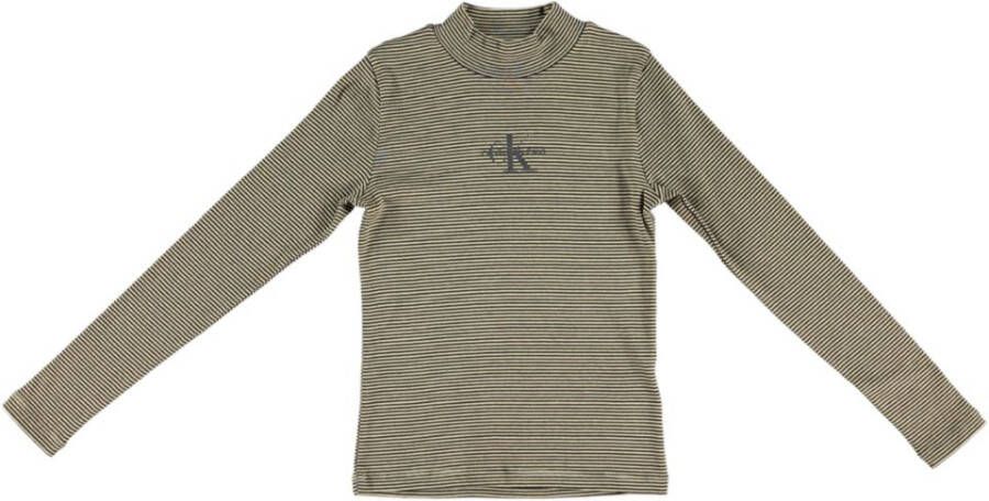 Calvin Klein Longsleeve MONOGRAM STRIPE RIB