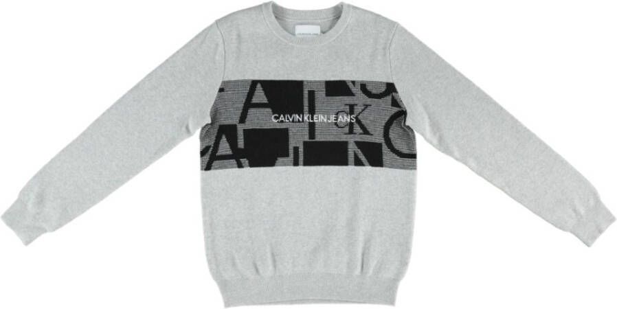 Calvin Klein Trui QUILTED LOGO SWEATE
