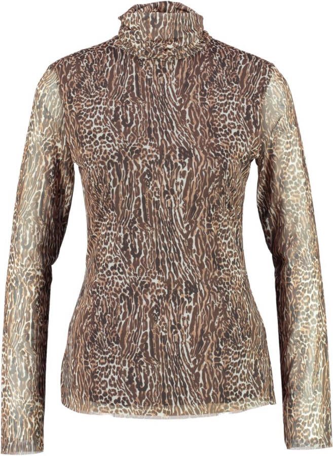 Catwalk Junkie Blouse LS WILD THINGS MESH